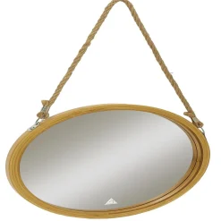 Gifi Aménagement Salle De Bain^Miroir rond bambou Ø30cm