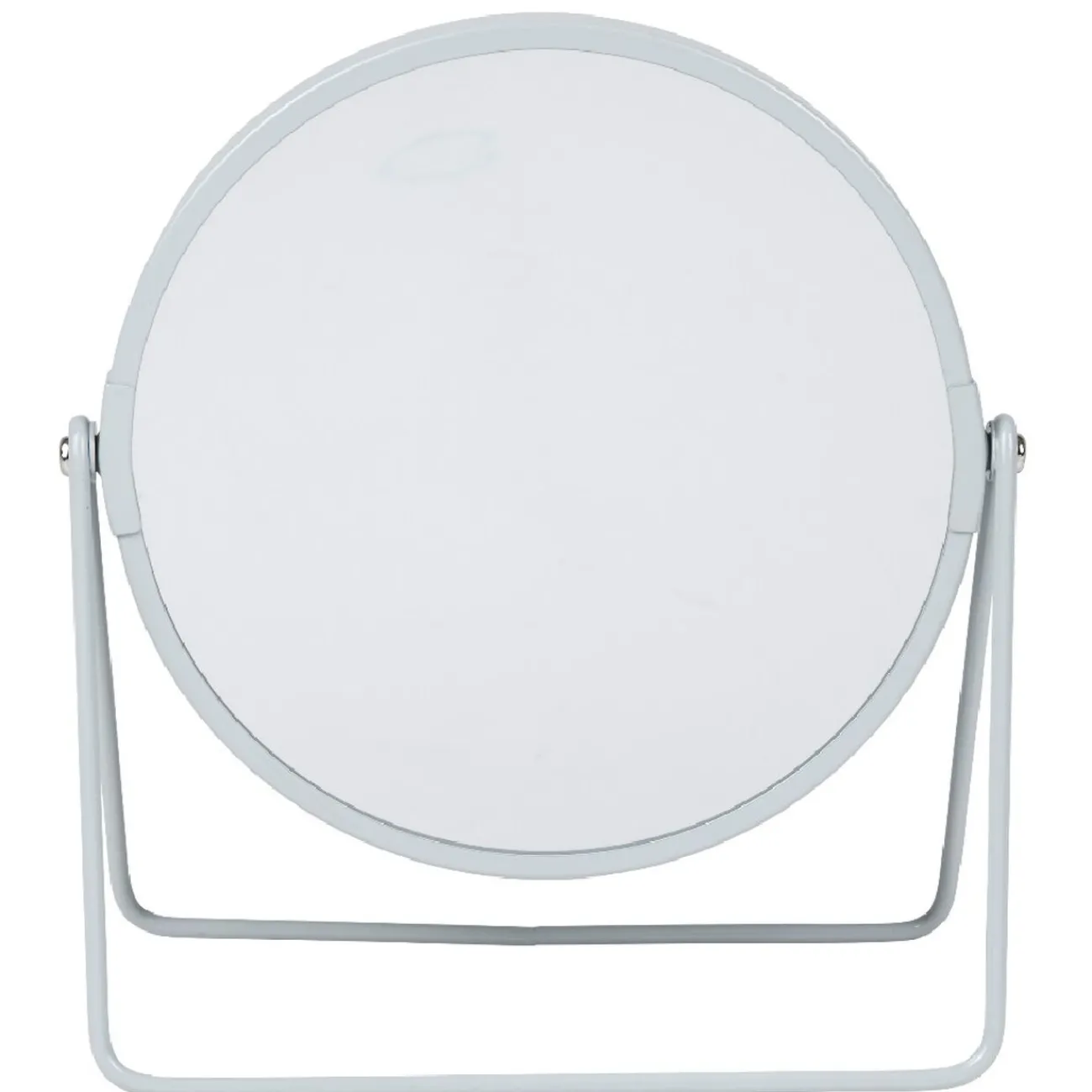 Gifi Aménagement Salle De Bain^Miroir rond sur pied design industriel blanc