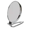 Gifi Aménagement Salle De Bain^Miroir rond sur pied double face grossissant argenté