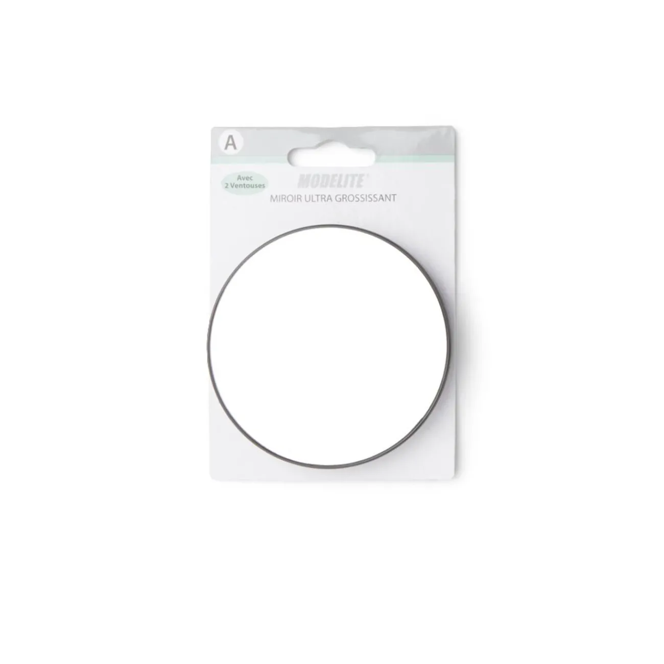 Gifi Aménagement Salle De Bain^Miroir rond ultra grossissant avec 2 ventouses Ø8cm