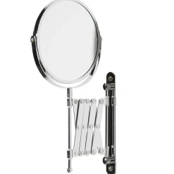 Gifi Aménagement Salle De Bain^Miroir rétractable à fixer double face grossissant x1 et x2