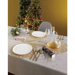 Gifi Ménagère 16 couverts inox doré