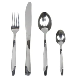 Gifi Ménagère 24 pièces couleur argent