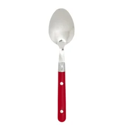Gifi Ménagère 16 pièces inox manche plastique rouge