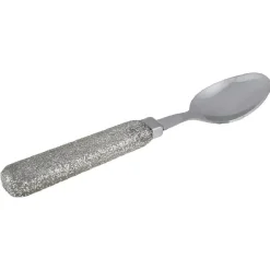 Gifi Ménagère 24 pièces pailleté gris argent