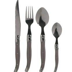 Gifi Ménagère 24 pièces taupe Muranu