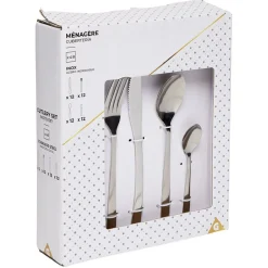 Gifi Ménagère inox 12 personnes 48 pièces