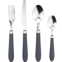 Gifi Ménagère inox manche gris 24 pièces