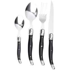 Gifi Ménagère inox manche gris 24 pièces