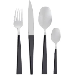 Gifi Ménagère scandinave 24 pièces noir