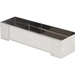 Gifi Moule à bûche rectangulaire en inox