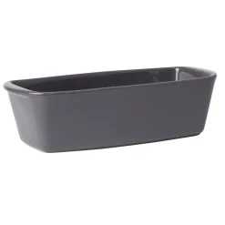 Gifi Moule à cake en céramique gris