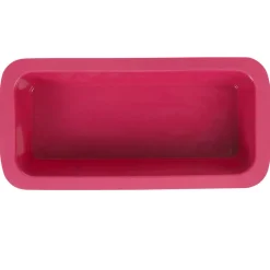 Gifi Moule à cake silicone rose