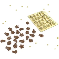 Gifi Moule à chocolats de Noël en silicone