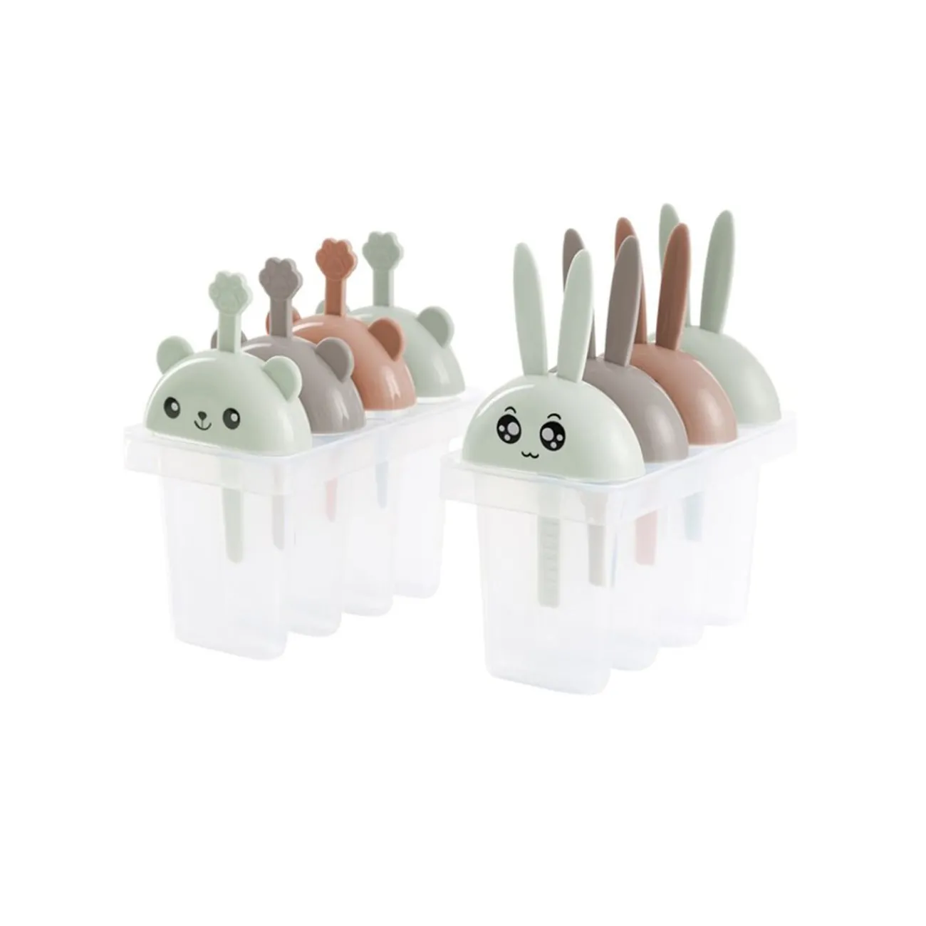 Gifi Moule à glace animal x 4