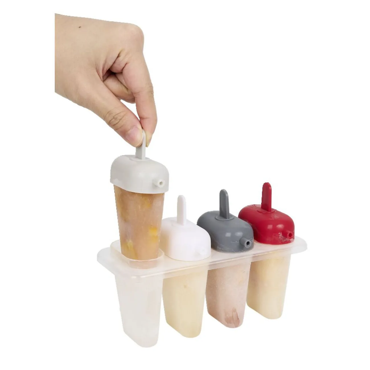 Gifi Moule à glace avec manche coloré x 4