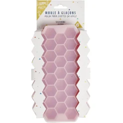 Gifi Moule à glaçon silicone rose x37 - 20,8x12,8xH2,3cm