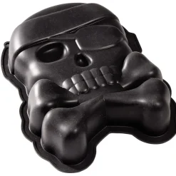 Gifi Moule à gâteau forme pirate silicone 26x19xH5,5cm