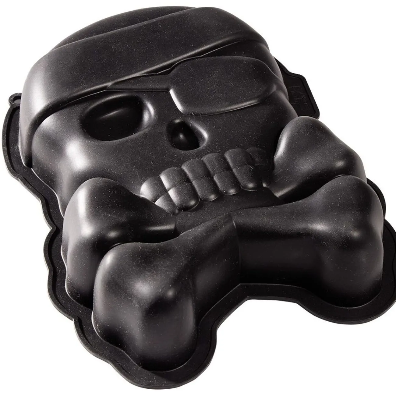 Gifi Moule à gâteau forme pirate silicone 26x19xH5,5cm