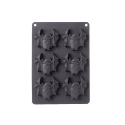 Gifi Moule à gâteau Halloween silicone noir 27x18xH3cm