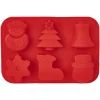 Gifi Moule à gâteau thème Noël rouge
