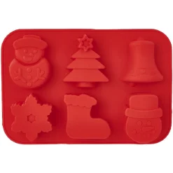 Gifi Moule à gâteau thème Noël rouge