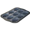 Gifi Moule à madeleines gris et noir x9