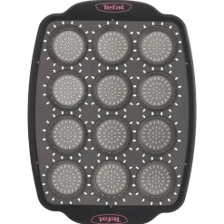 Gifi Moule à mini muffins Tefal Crispybake en silicone rétractable 12 pièces