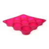 Gifi Moule 9 muffins silicone rose