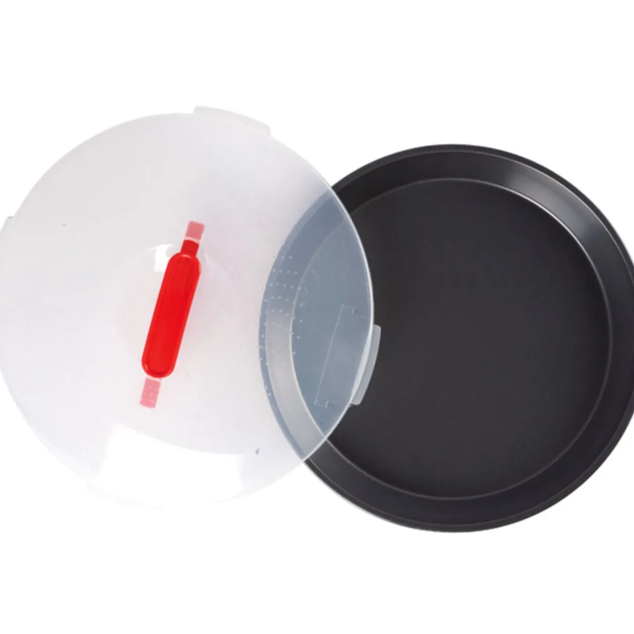 Gifi Moule à tarte avec couvercle de transport