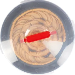 Gifi Moule à tarte avec couvercle de transport