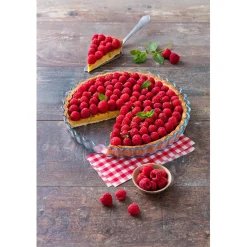 Gifi Moule à tarte en verre extra résistant