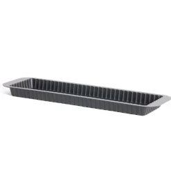 Gifi Moule à tarte rétractable acier perforé noir 35x11xH2,5cm