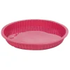 Gifi Moule à tarte silicone rose
