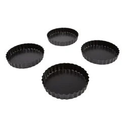 Gifi Moule à tartelette avec fond amovible x4