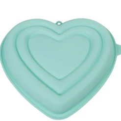 Gifi Moule coeur 3D silicone vert