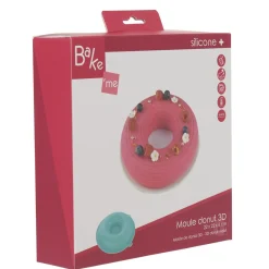 Gifi Moule donut 3D silicone vert