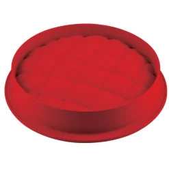 Gifi Moule en silicone 3D coussin matelassé rouge