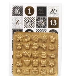 Gifi Moule en silicone Noël avec calendrier de l'avent