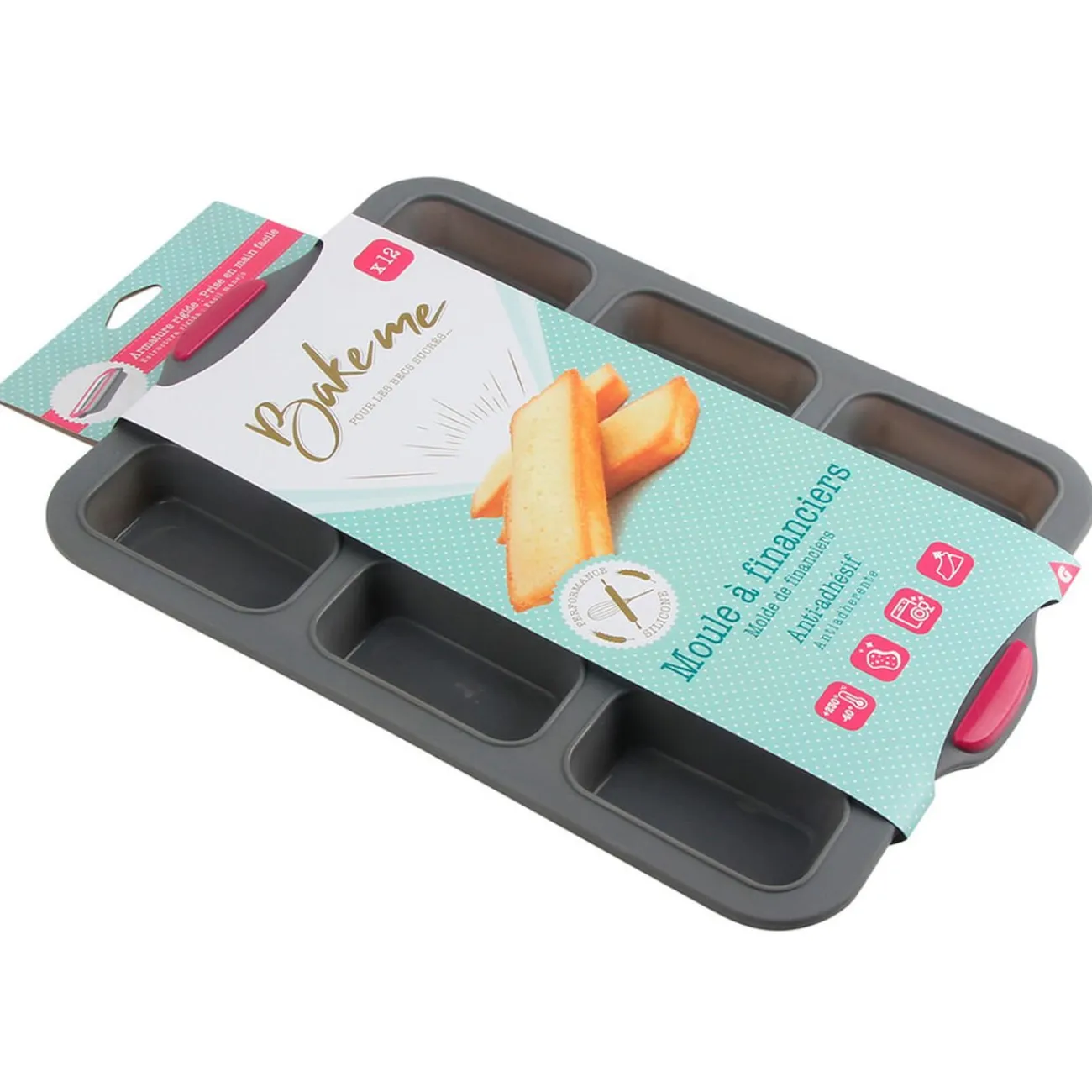 Gifi Moule financier mini cake x12
