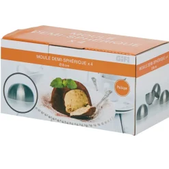 Gifi Moule forme dôme acier x4