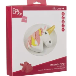 Gifi Moule licorne 3D silicone rouge
