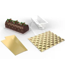 Gifi Moule pour bûche de Noël en silicone
