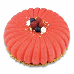 Gifi Moule rond strié 3D silicone vert