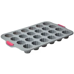 Gifi Moule silicone gris 24 cannelés structure métal