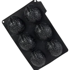 Gifi Moule silicone Halloween 6 gâteaux forme cervelle 27x19xH3,5cm