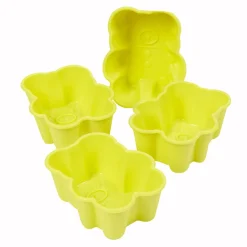 Gifi Moule silicone ourson vert anis x4