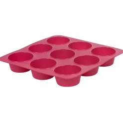 Gifi Moule silicone rose 9 petits muffins