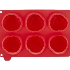 Gifi Moule silicone rouge 6 minis roses 3D