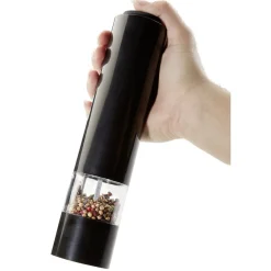 Gifi Moulin électrique sel poivre noir et blanc x2